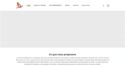Desktop Screenshot of centrelacibourg.ch